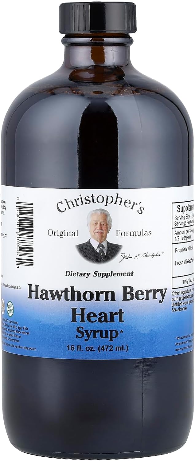 Christopher's Original Formulas Hawthorn Berry Heart Syrup - 16 fl oz