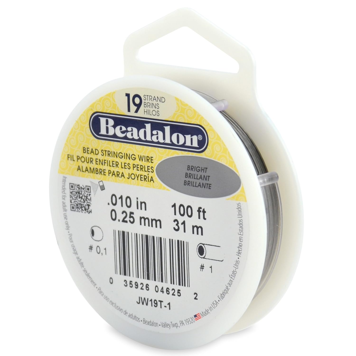 Beadalon 19 Strand Stainless Steel Bead Stringing Wire
