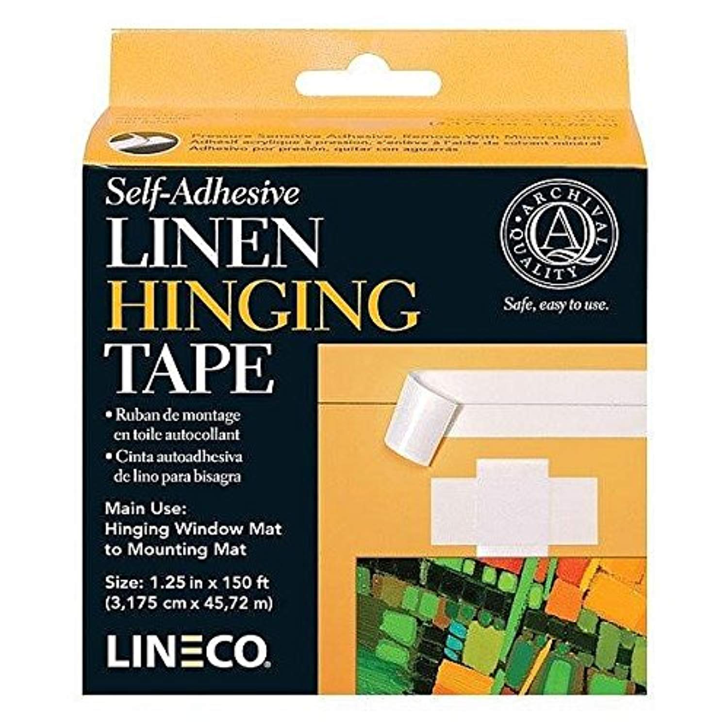 Lineco Self-Adhesive Linen Hinging Tape