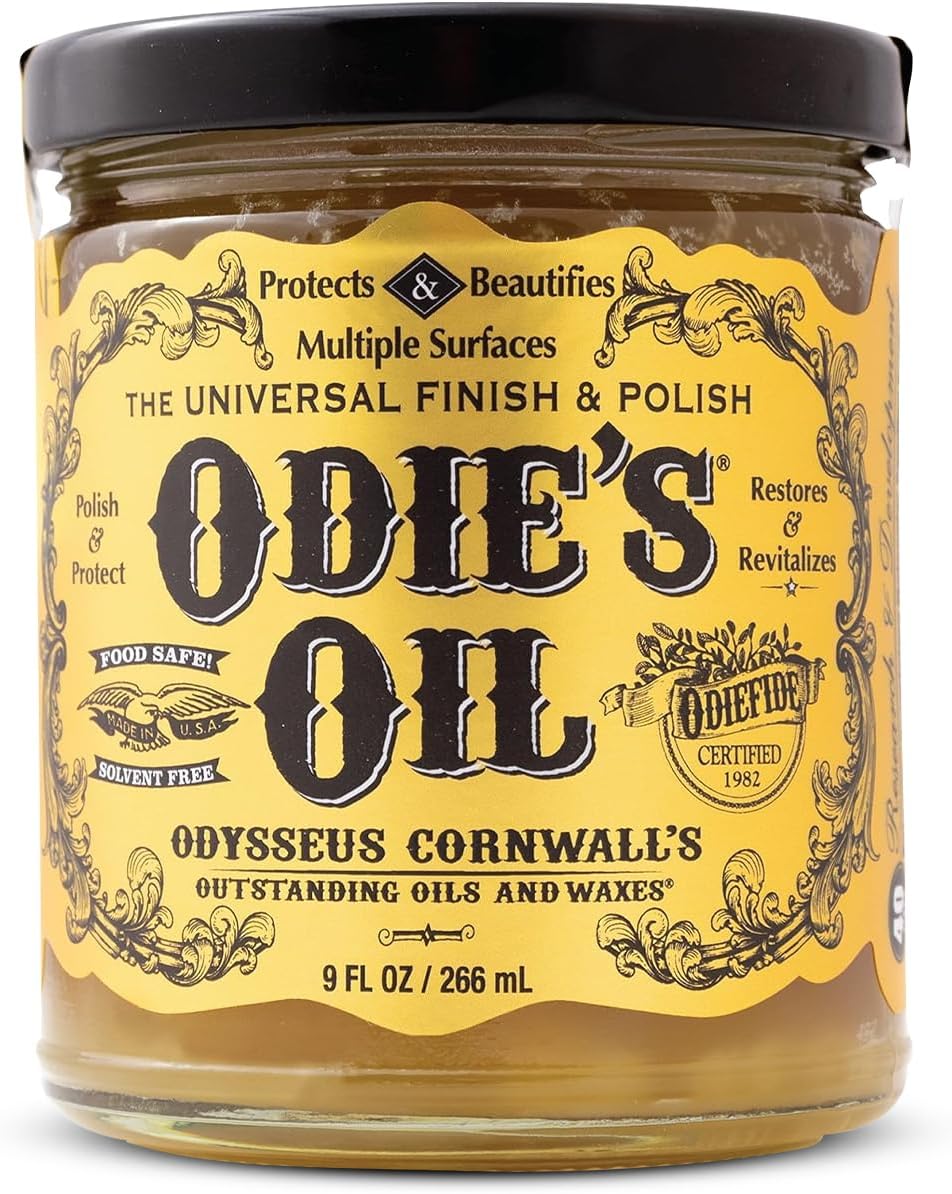 Odie's Oil Universal Finish for Wood Leather Plastic Vinyl Metal