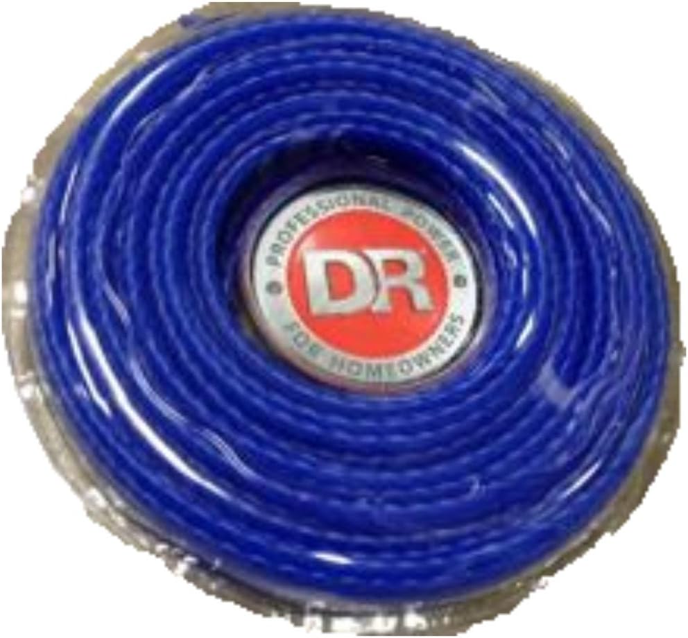 Dr Walk Behind 2 Wheel Trimmer Mower 175 Mil Braided Blue Line Cord Twine 196601
